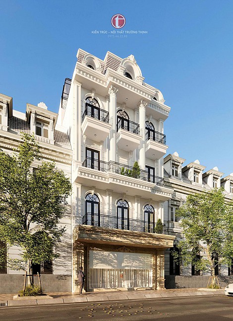 Mẫu nhà phố tân cổ điển đẹp sang trọng | Công trình ông bà Kết – Lịch